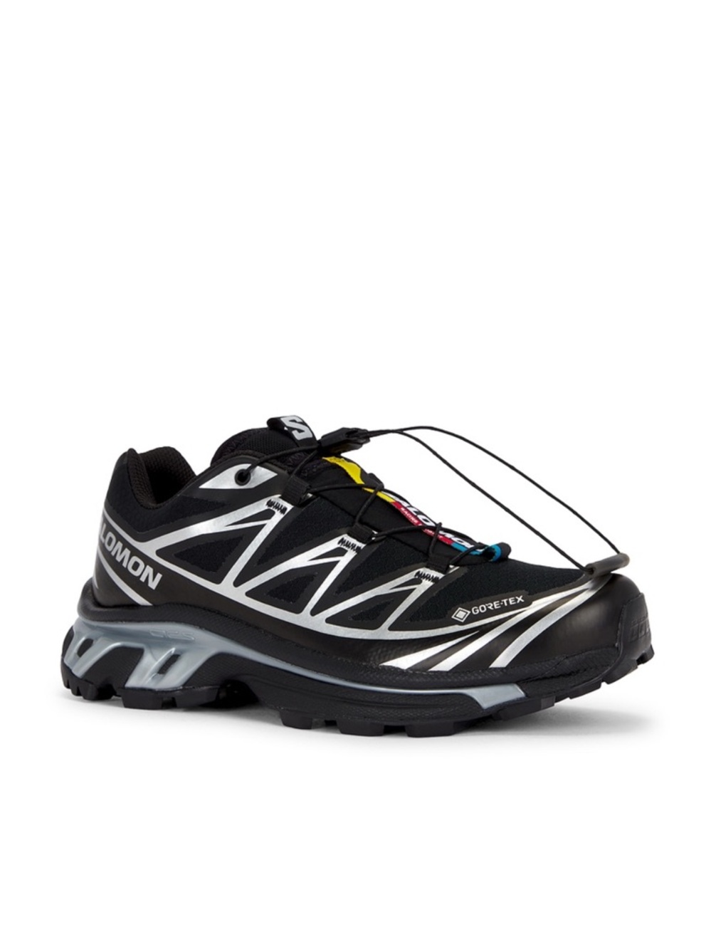 Salomon XT-6 GTX Sneaker in Black & Silver - Picture 2 of 3